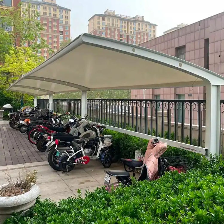 山南膜结构电动车棚